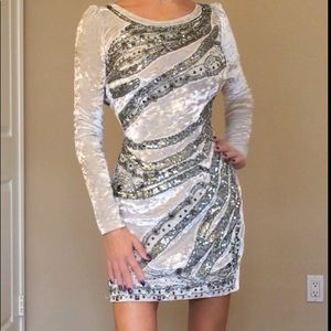 Velvet-y Embellished Dress